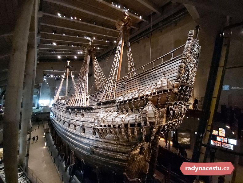 Muzeum Vasa ukrývající giganta v podobě lodi Vasa