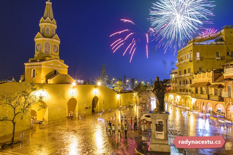Vítání Nového roku v Kolumbii