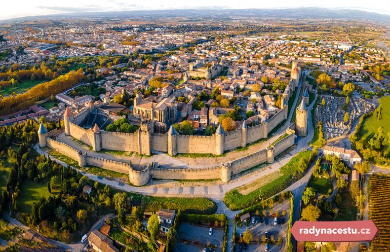 Hradební město Carcassonne v Okcitánii