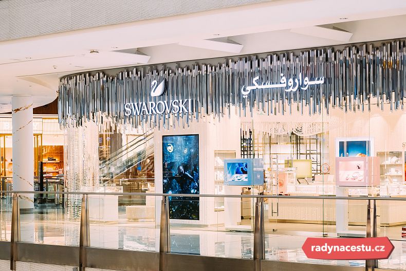 Prodejny Swarovski v Dubaji frčí