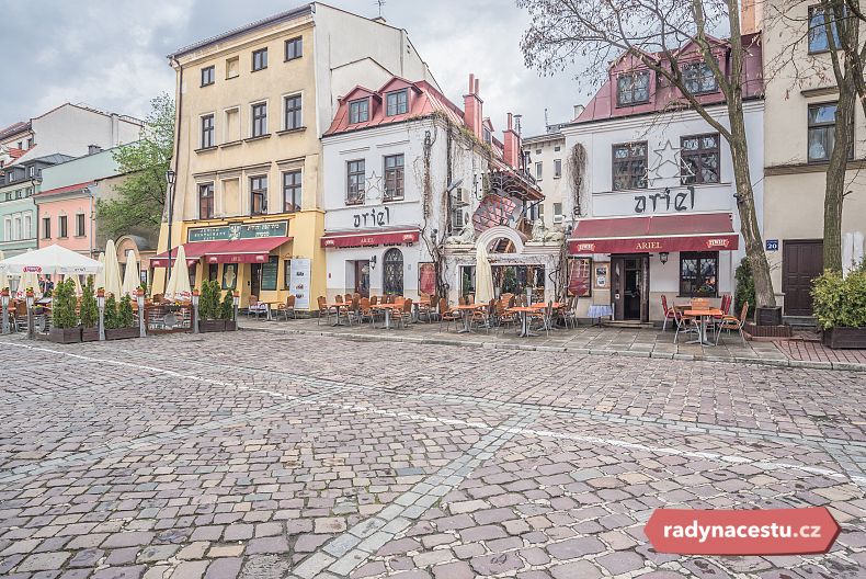 Hlavní ulice čtvrti Kazimierz zvěčněná ve filmu Schindlerův seznam