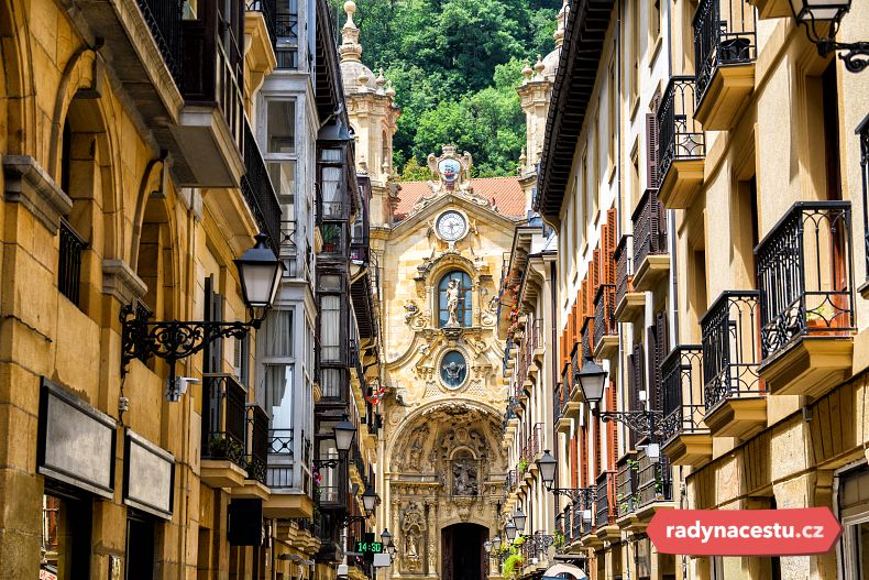 Historické centrum v San Sebastiánu