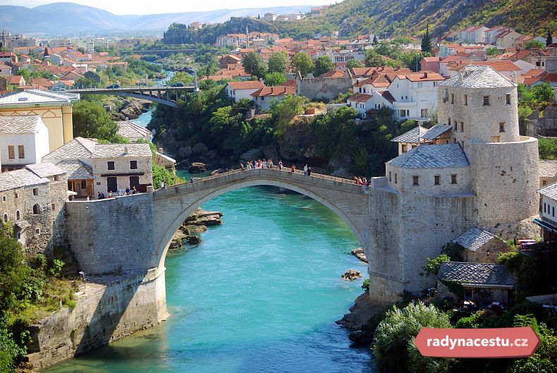 Mostar, historické město v Bosně a Hercegovině