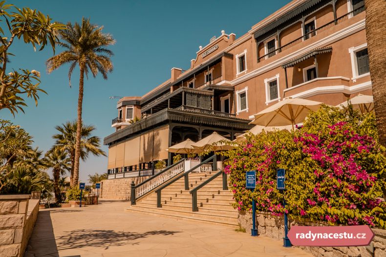 Ikonický hotel Sofitel na břehu Nilu