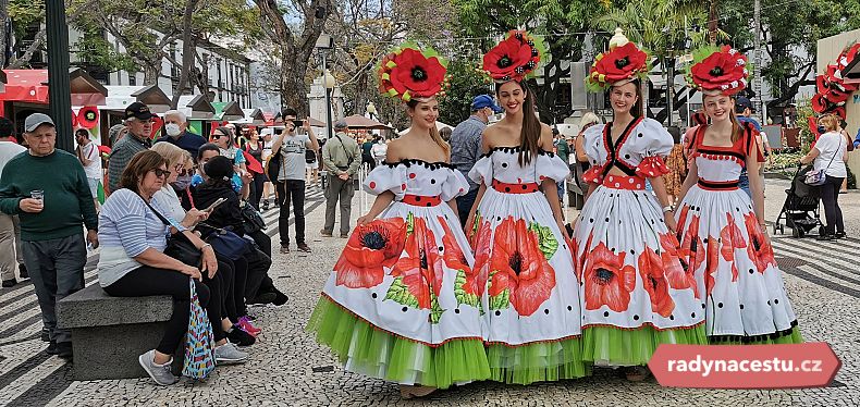 Květinový festival v ulicích Funchalu