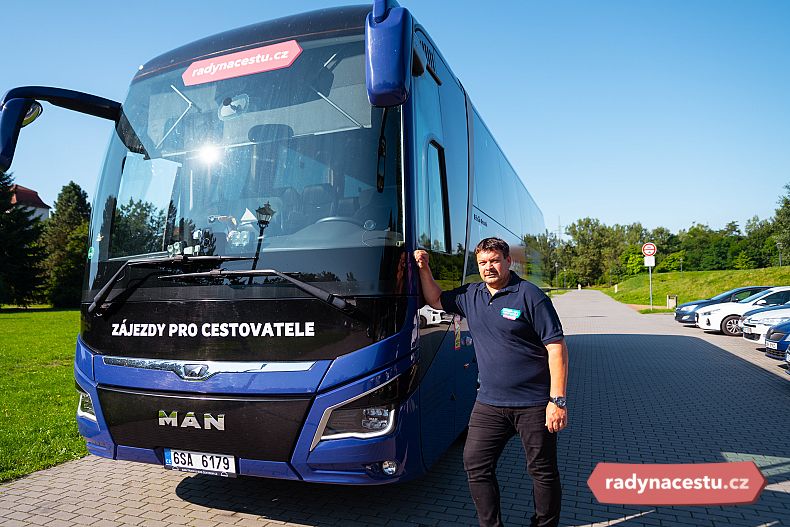 Náš nejnovější autobus MAN Lion's Coach s řidičem Tomášem