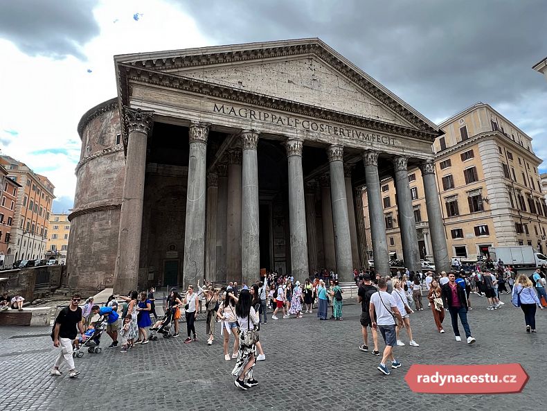 Pantheon je nejzachovalejší antickou stavbou v Římě