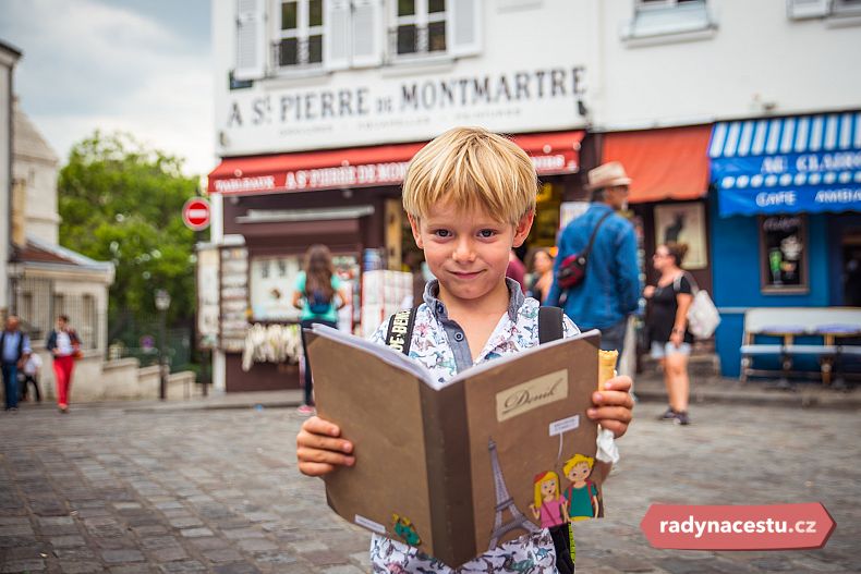 Cestovatelský deník Paříž pro každého malého dobrodruha