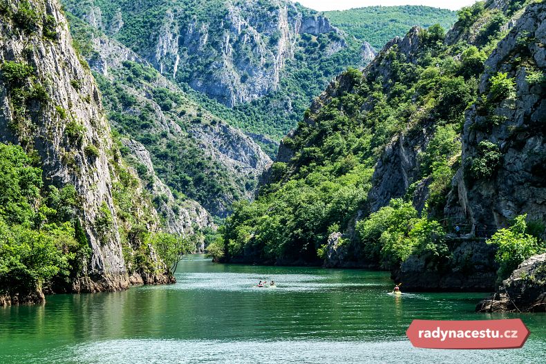 Nad přehradou vzniklo jezero Matka