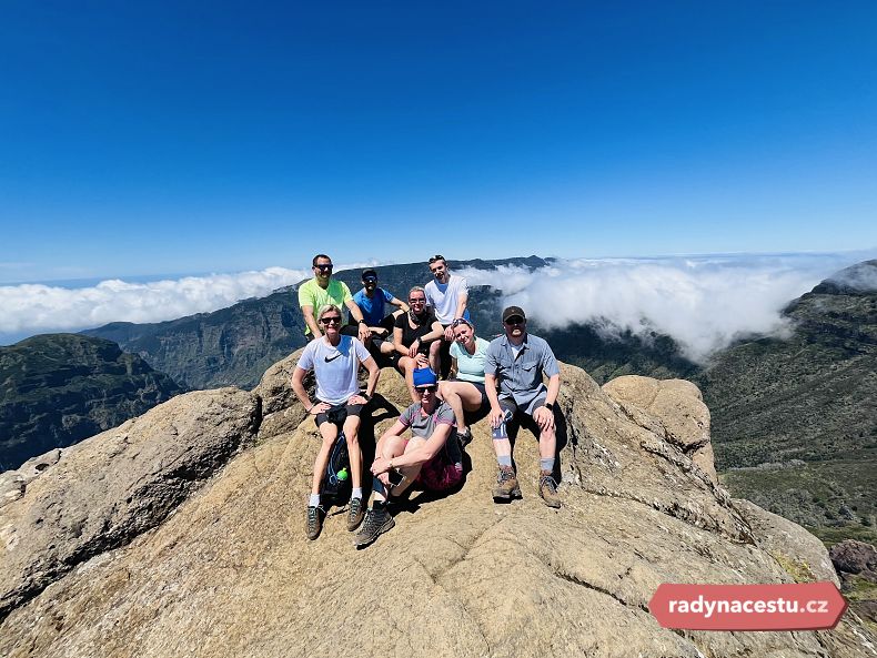 Skupinovka z vrcholu Pico Grande