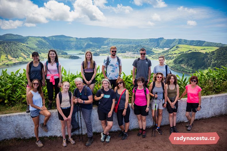 Naše turistická skupina cestovatelů