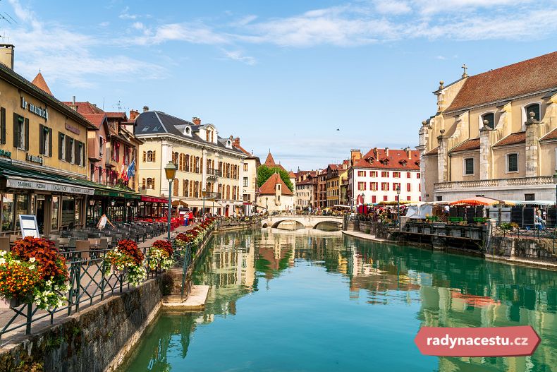 Historické centrum města Annecy