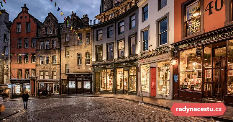 Kouzlo historické části Edinburghu