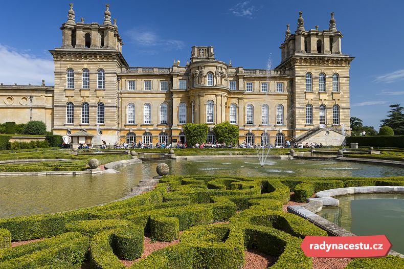 Nádherný Blenheim Palace a jeho zahrady