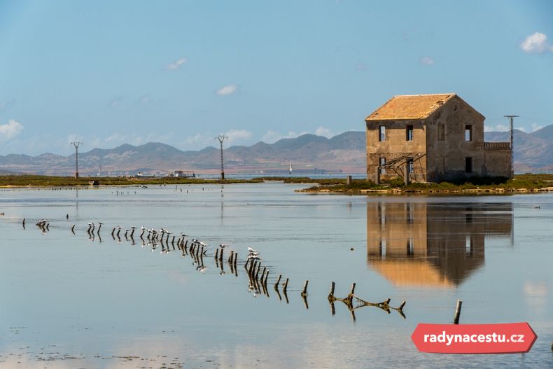 Solná laguna v oblasti Mar Menor