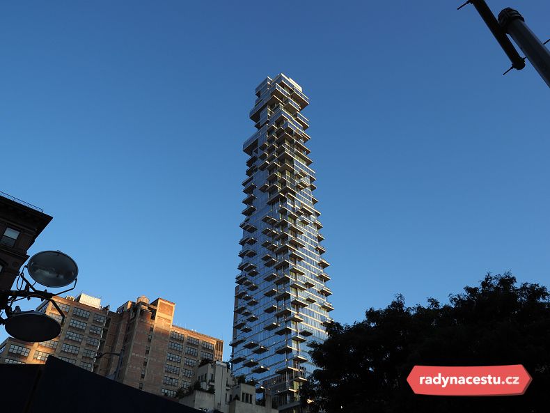 Mrakodrap  v luxusní a oblíbené čtvrti Tribeca