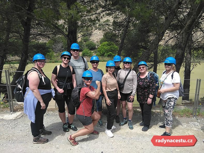Naše skupinka odhodlaných výletníků