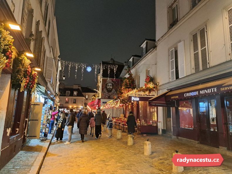 Uličky v Montmartru