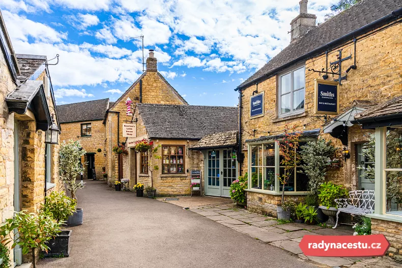 Bourton-on-the-Water a jeho uličky