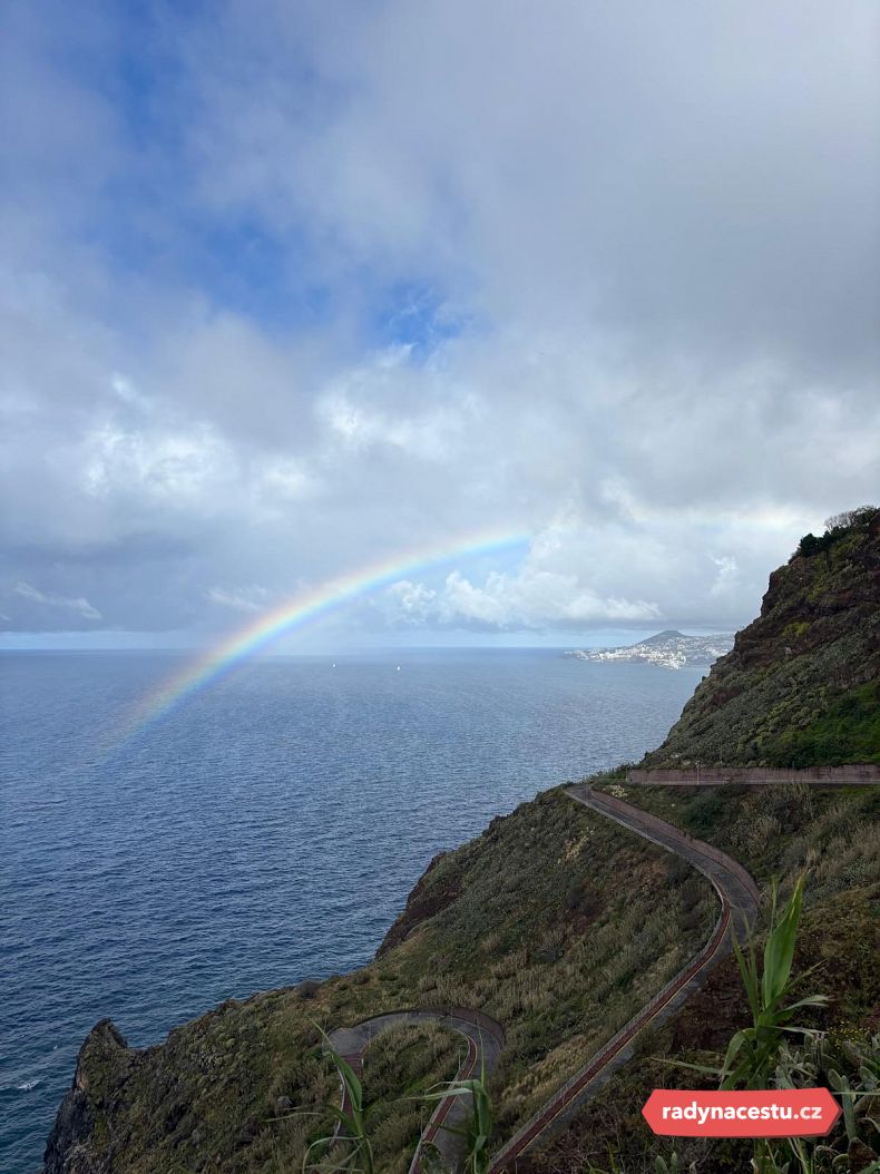 I takovou duhu madeirské počasí někdy vykouzlí