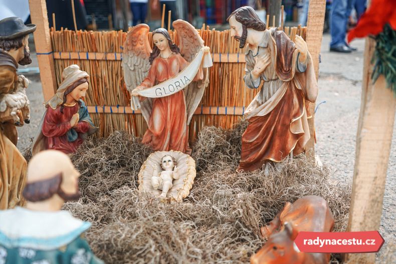 Během Vánoc se stavějí betlémy