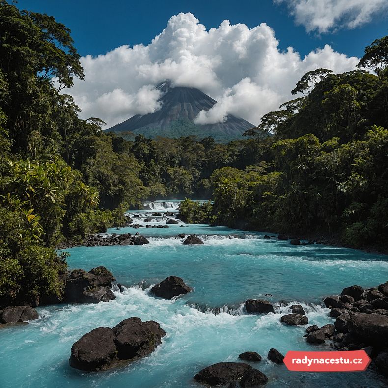 Kostarika se nachází v oblasti Středoamerického vulkanického oblouku