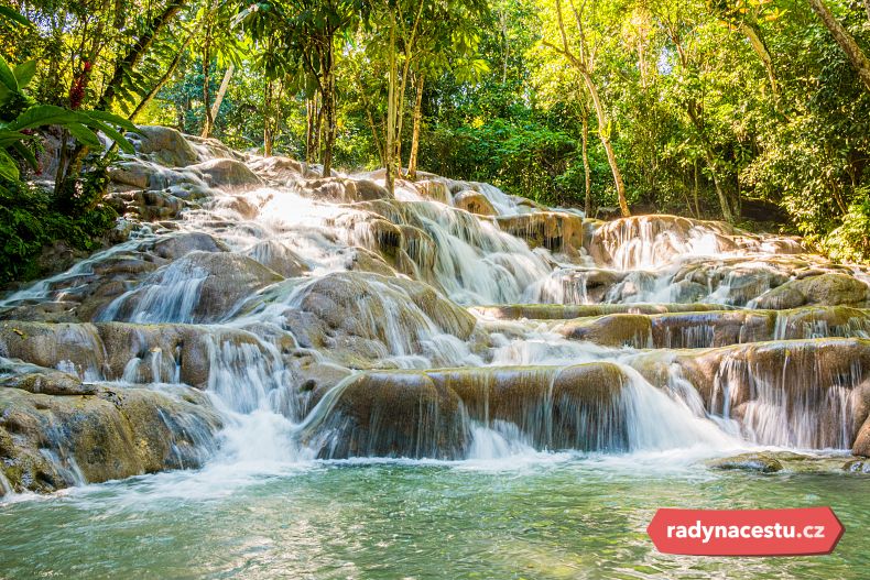 Jamajka Dunn's River vodopád