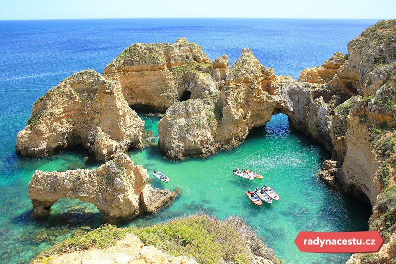 Pobřeží Atlantiku v Algarve
