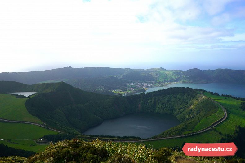 Kaldera Sete Cidades na ostrově São Miguel