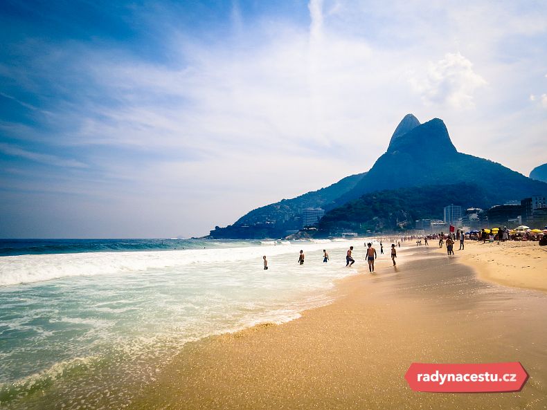 Nádherná pláž Ipanema v Riu