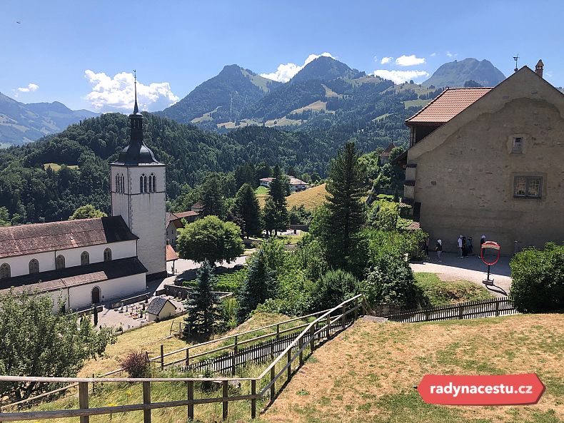 Nádherné městečko Gruyéres