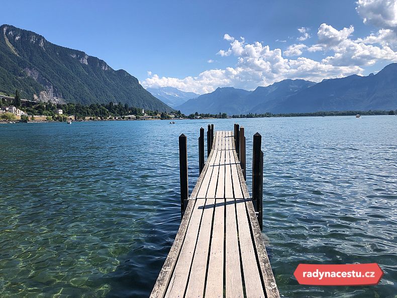 Překrásný pohled na Ženevské jezero