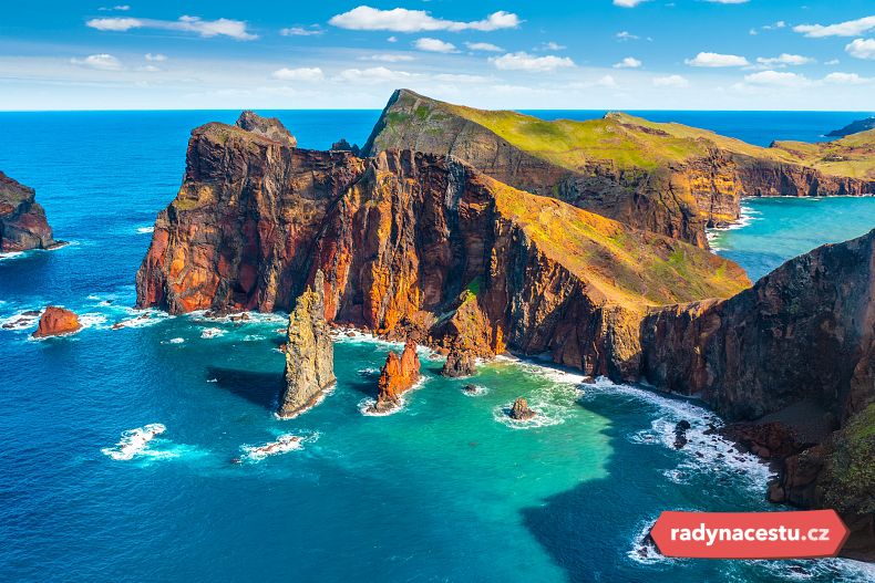 Pohled na jednu z památek ostrova Madeira