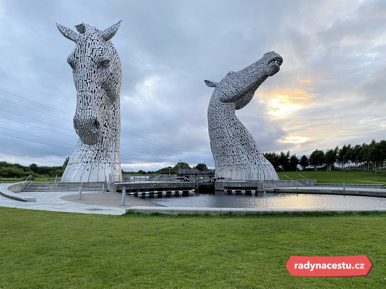 Kelpies jsou moderním symbolem Skotska