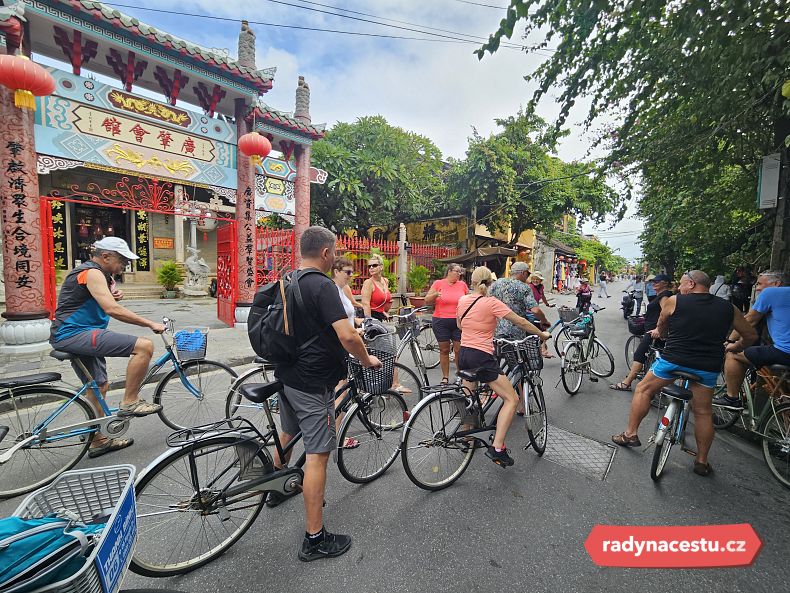 Projížďka na kolech byla opravdu zábavná