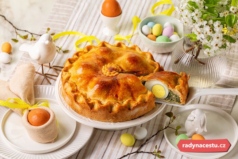 Torta Pasqualina je jedním z oblíbených velikonočních jídel