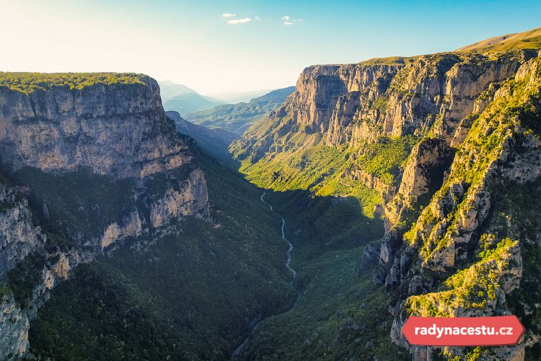 Soutěska Vikos v severním Řecku