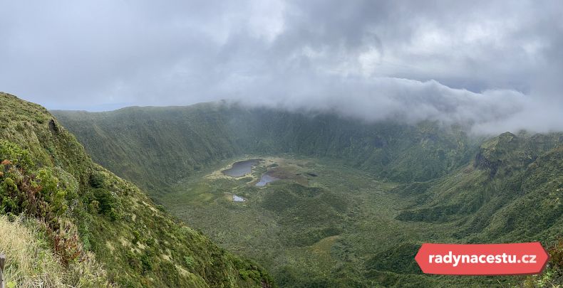 Úchvatný výhled do kráteru