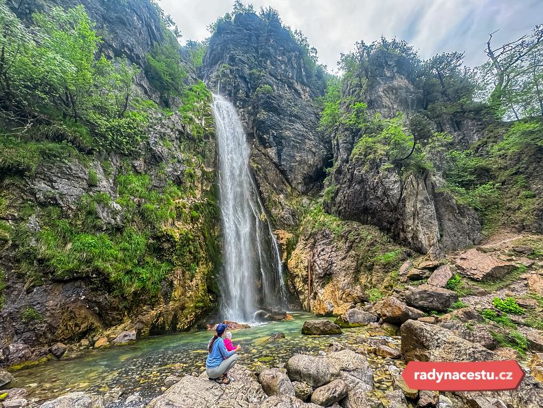 Majestátní vodopád Grunas, Thethi národní park