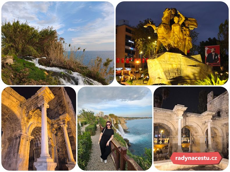 Prohlídka staré Antalye a návštěva vodopádů.