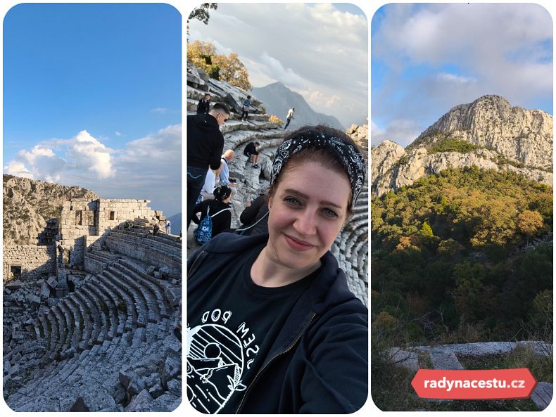 Termessos - pozůstatky města a antického divadla ukrytého v horách