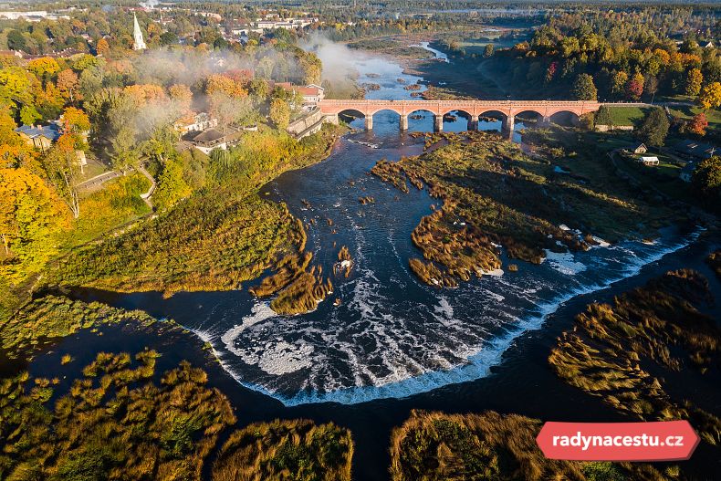 Vodopády Venta jsou další chloubou Lotyšska