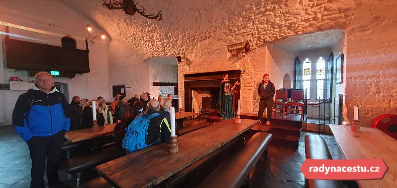 Na prohlídce hradu Bunratty si poslechnete mnoho zajímavostí