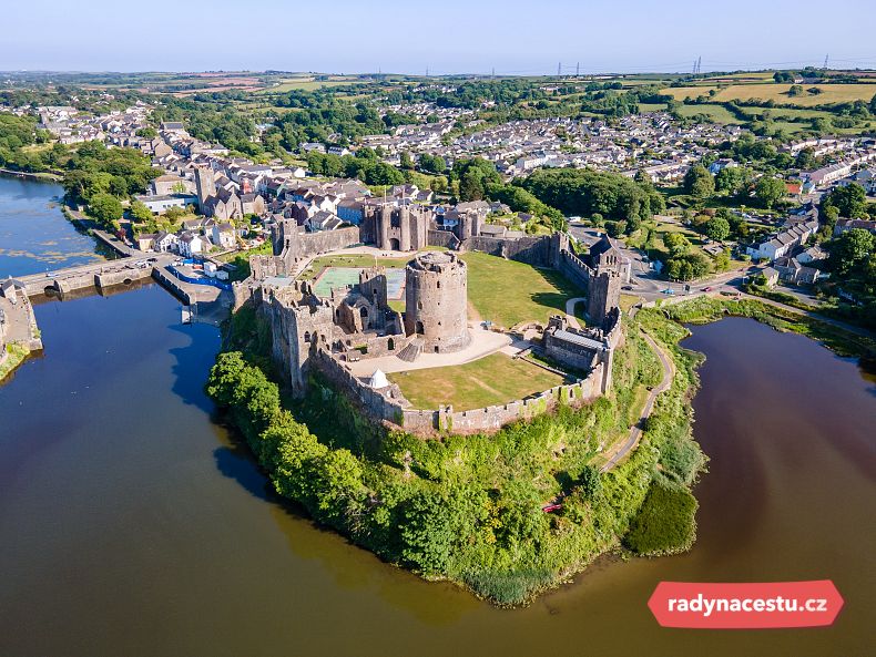 Středověký hrad v Pembroke