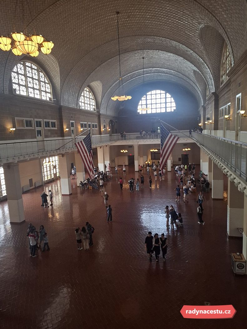Budova na Ellis Islandu