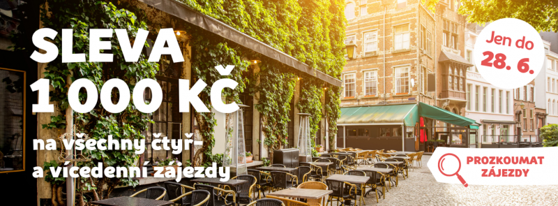 Sleva 1000 Kč na podzimní zájezdy